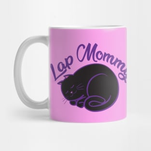 Lap Mommy (black cat) Mug